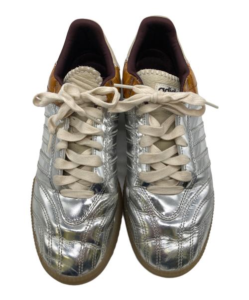 adidas（アディダス）adidas (アディダス) WALES BONNER (ウェールズボナー) MN SAMBA METALLIC シルバー×ブラウン サイズ:27.5の古着・服飾アイテム