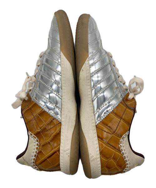 adidas（アディダス）adidas (アディダス) WALES BONNER (ウェールズボナー) MN SAMBA METALLIC シルバー×ブラウン サイズ:27.5の古着・服飾アイテム