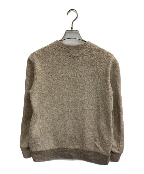 UNDERCOVER（アンダーカバー）UNDERCOVER (アンダーカバー) モヘヤ混ハイブリッドニット ボルドー×ベージュ サイズ:2の古着・服飾アイテム
