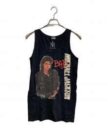 Hysteric Glamour（ヒステリックグラマー）の古着「MICHAEL JACKSON/BADプリントビッグタンクトップ」｜ブラック