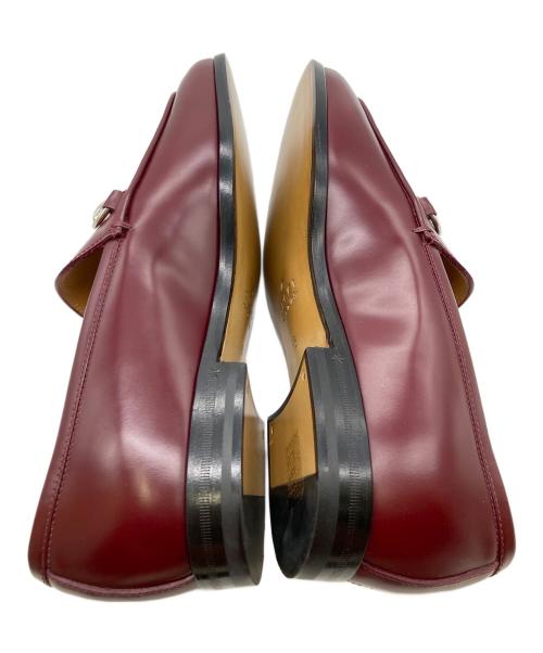 GUCCI（グッチ）GUCCI (グッチ) ホースビット  ローファー バーガンディー サイズ:6の古着・服飾アイテム