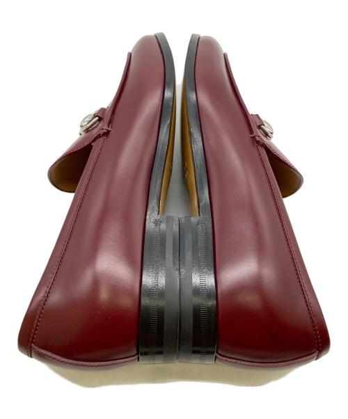 GUCCI（グッチ）GUCCI (グッチ) ホースビット  ローファー バーガンディー サイズ:6の古着・服飾アイテム