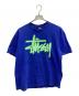 stussy（ステューシー）の古着「00s ネオンTEE」｜ブルー