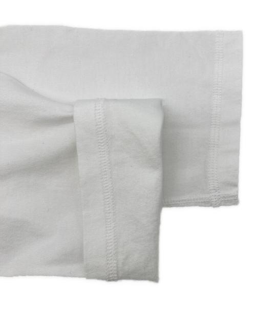 Mademoiselle NON NON（マドモアゼルノンノン）Mademoiselle NON NON (マドモアゼルノンノン) 刺繍ワッペン&ネームTシャツ ホワイト サイズ:42（LL）の古着・服飾アイテム