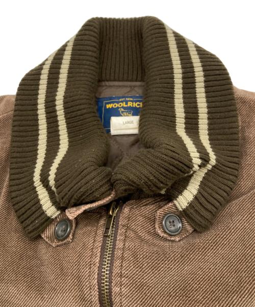 WOOLRICH（ウールリッチ）WOOLRICH (ウールリッチ) ブルゾン ブラウン サイズ:Lの古着・服飾アイテム