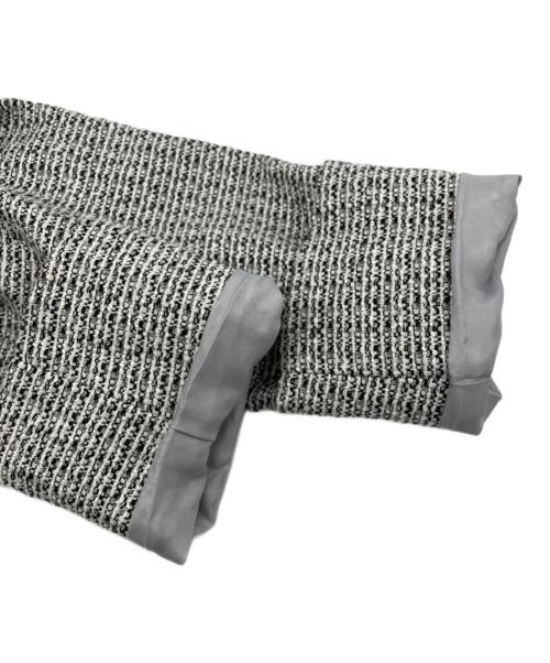 23区（ニジュウサンク）23区 (ニジュウサンク) ツイードセットアップ グレー サイズ:42の古着・服飾アイテム