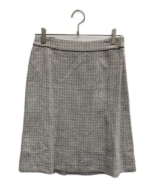 23区（ニジュウサンク）23区 (ニジュウサンク) ツイードセットアップ グレー サイズ:42の古着・服飾アイテム