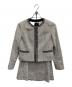 23区（ニジュウサンク）の古着「ツイードセットアップ」｜グレー