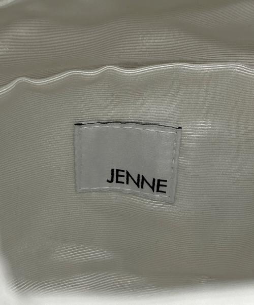 JENNE（ジェンヌ）JENNE (ジェンヌ) フリルカゴバッグ ホワイトの古着・服飾アイテム