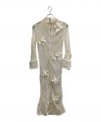 JOURNAL STANDARD×NUDE VINTAGEジャーナルスタンダード×ヌードヴィンテージ）の古着「クロシェレースドレス」｜ベージュ