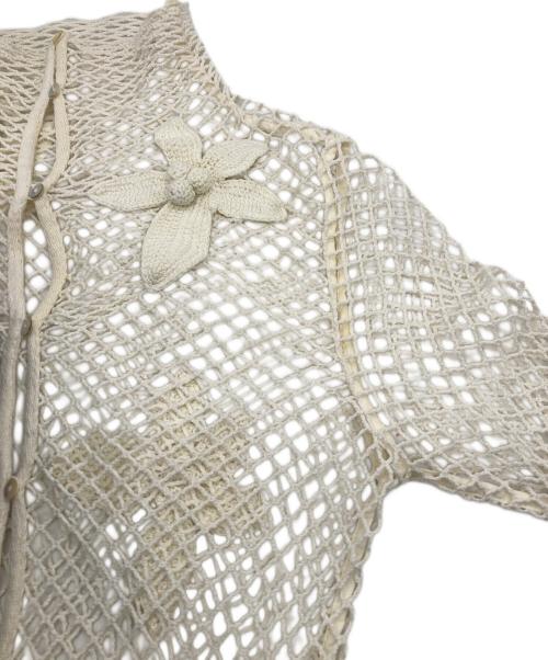 JOURNAL STANDARD（ジャーナルスタンダード）JOURNAL STANDARD (ジャーナルスタンダード) nude vintage (ヌードヴィンテージ) クロシェレースドレス ベージュ サイズ:Fの古着・服飾アイテム