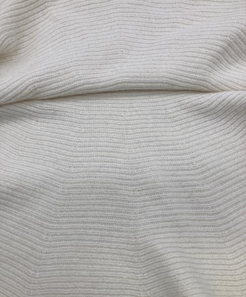 anuans（アニュアンス）anuans (アニュアンス) ペプラムショートニットトップス アイボリー サイズ:1の古着・服飾アイテム