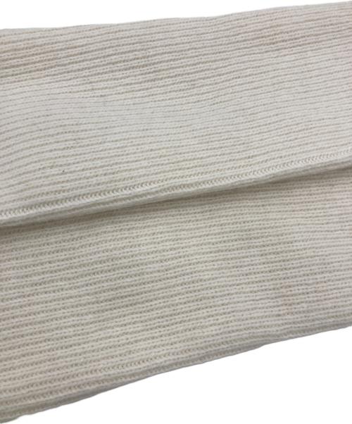 anuans（アニュアンス）anuans (アニュアンス) ペプラムショートニットトップス アイボリー サイズ:1の古着・服飾アイテム