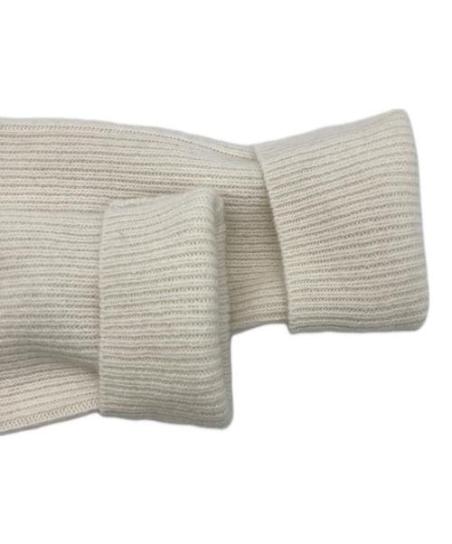 anuans（アニュアンス）anuans (アニュアンス) ペプラムショートニットトップス アイボリー サイズ:1の古着・服飾アイテム