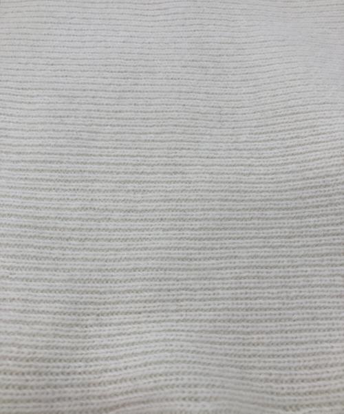 anuans（アニュアンス）anuans (アニュアンス) ペプラムショートニットトップス アイボリー サイズ:1の古着・服飾アイテム