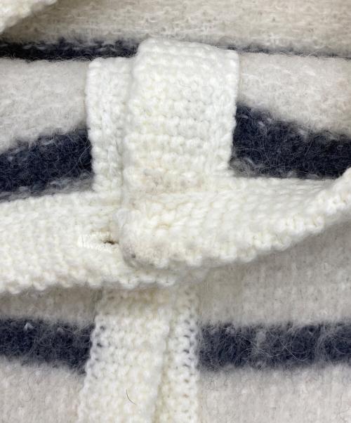 FRAY ID（フレイ アイディー）FRAY ID (フレイ アイディー) リンクスクロップドニットカーディガン ホワイト サイズ:ONE SIZEの古着・服飾アイテム