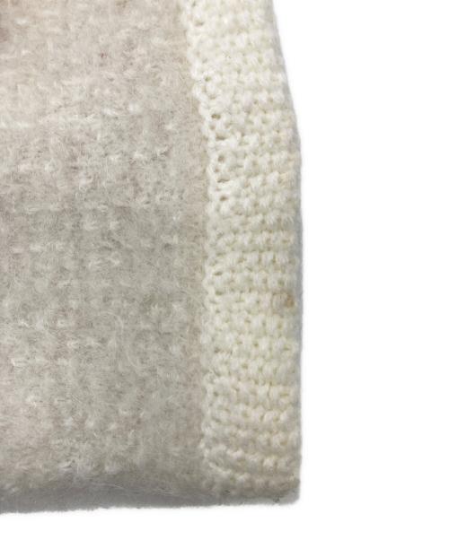 FRAY ID（フレイ アイディー）FRAY ID (フレイ アイディー) リンクスクロップドニットカーディガン ホワイト サイズ:ONE SIZEの古着・服飾アイテム