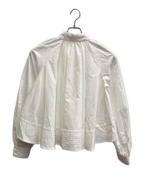 anuans（アニュアンス）anuans (アニュアンス) Anniv.テントラインブラウス ホワイト サイズ:Fの古着・服飾アイテム