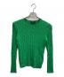 POLO RALPH LAUREN（ポロ・ラルフローレン）の古着「ケーブルニット コットン クルーネック セーター」｜グリーン