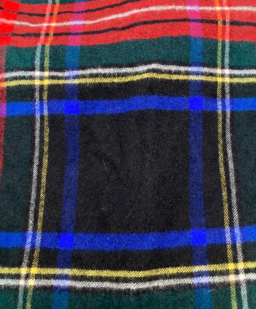 JOHNSTONS OF ELGIN（ジョンストンズオブエルガン）JOHNSTONS OF ELGIN (ジョンストンズオブエルガン) カシミヤチェックマフラー レッドの古着・服飾アイテム