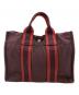 HERMES（エルメス）の古着「キャンバストートバッグ」｜ボルドー