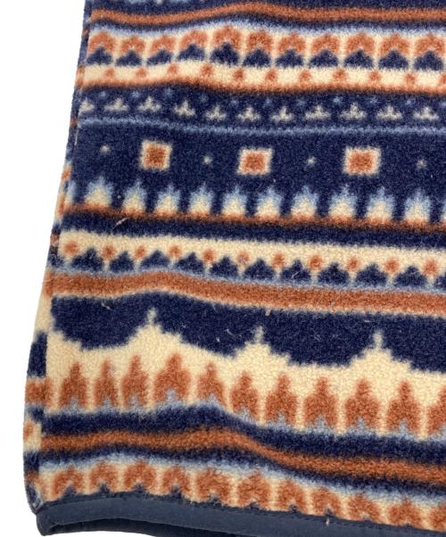 Patagonia（パタゴニア）Patagonia (パタゴニア) シンチラスナップT フリースジャケット ネイビー×ブラウン サイズ:Mの古着・服飾アイテム