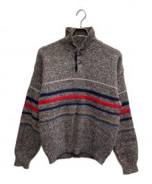 PENDLETON（ペンドルトン）の古着「70s～80s ウールニット【USA製】」｜グレー×ネイビー