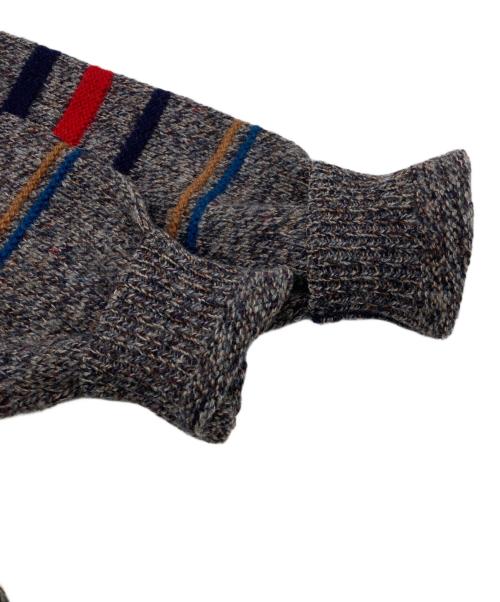 PENDLETON（ペンドルトン）PENDLETON (ペンドルトン) 70s～80s ウールニット【USA製】 グレー×ネイビー サイズ:Mの古着・服飾アイテム