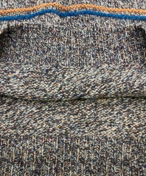 PENDLETON（ペンドルトン）PENDLETON (ペンドルトン) 70s～80s ウールニット【USA製】 グレー×ネイビー サイズ:Mの古着・服飾アイテム