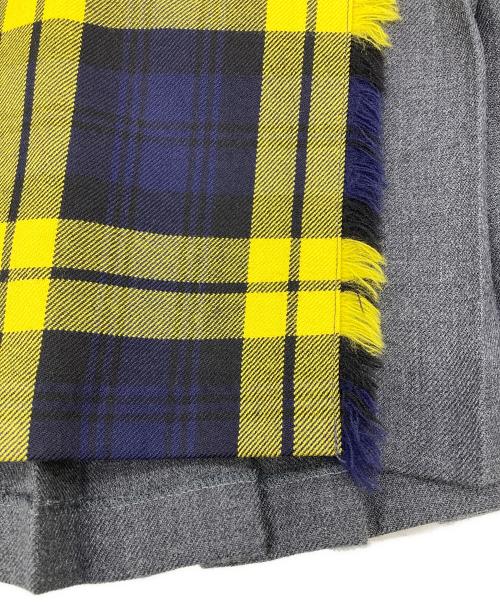 O'NEIL OF DUBLIN（オニールオブダブリン）O'NEIL OF DUBLIN (オニールオブダブリン) ウールチェックスカート イエロー サイズ:US8の古着・服飾アイテム