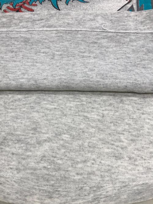 anvil（アンヴィル）anvil (アンヴィル) 90’S FLORIDA MARLINSTシャツ/ワーナー・ブラザーズ/1992年/MLB  グレー サイズ:Mの古着・服飾アイテム