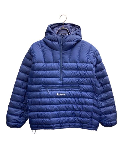 SUPREME（シュプリーム）SUPREME (シュプリーム) 24AW Micro Down Half Zip Hooded Pullover ブルー サイズ:Lの古着・服飾アイテム