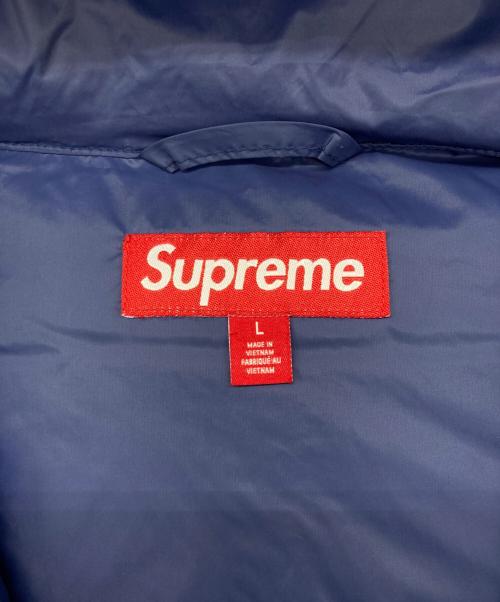 SUPREME（シュプリーム）SUPREME (シュプリーム) 24AW Micro Down Half Zip Hooded Pullover ブルー サイズ:Lの古着・服飾アイテム