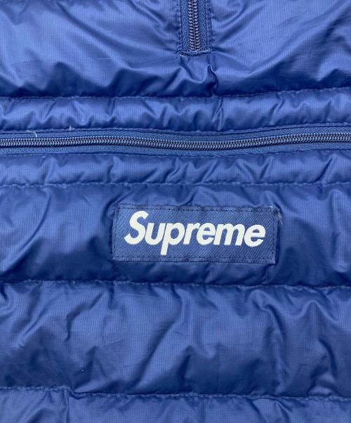 SUPREME（シュプリーム）SUPREME (シュプリーム) 24AW Micro Down Half Zip Hooded Pullover ブルー サイズ:Lの古着・服飾アイテム