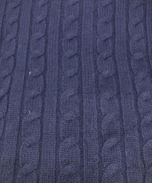 POLO RALPH LAUREN（ポロ・ラルフローレン）POLO RALPH LAUREN (ポロ・ラルフローレン) チルデンセーター ネイビー サイズ:Mの古着・服飾アイテム