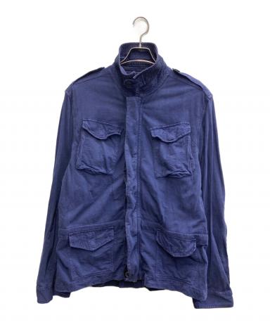POLO RALPH LAUREN ウールブレンドフィールドジャケット ネイビー 中古・古着通販】POLO RALPH LAUREN (ポロ・ラルフローレン) M65