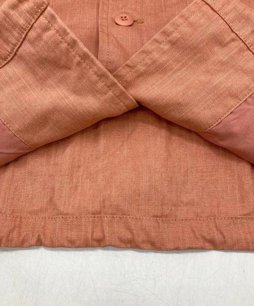 AVIREX（アヴィレックス）AVIREX (アヴィレックス) PIGMENT DYED FATIGUE SHIRT / ピグメント ダイ ファティーグ シャツ ピンク サイズ:Lの古着・服飾アイテム