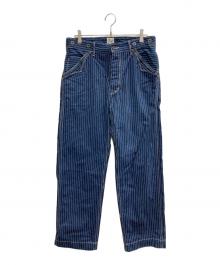 Schott（ショット）の古着「シンチバック ウォバッシュワークデニム」｜ネイビー