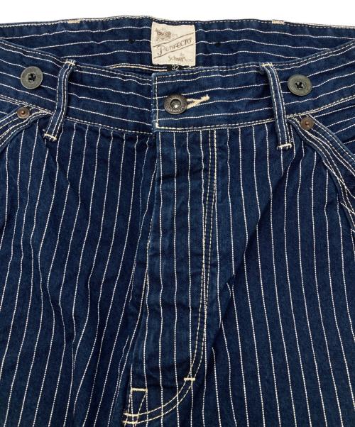 Schott（ショット）Schott (ショット) シンチバック ウォバッシュワークデニム ネイビー サイズ:32の古着・服飾アイテム