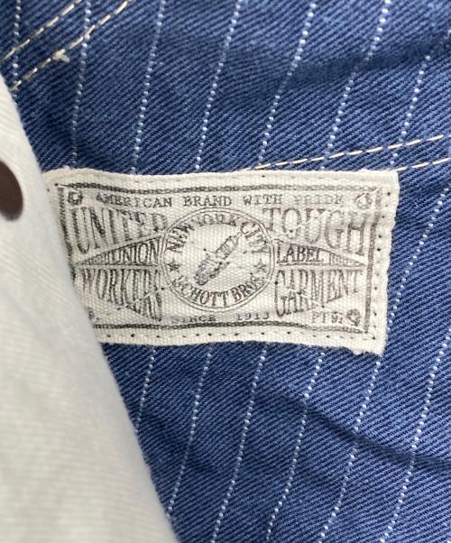 Schott（ショット）Schott (ショット) シンチバック ウォバッシュワークデニム ネイビー サイズ:32の古着・服飾アイテム