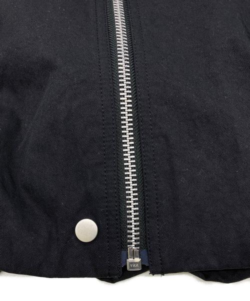 WYM LIDNM（ウィム バイ リドム）WYM LIDNM (ウィム バイ リドム) DETACHABLE NYLON GABA FLIGHT BLOUSON ブラック サイズ:S 未使用品の古着・服飾アイテム
