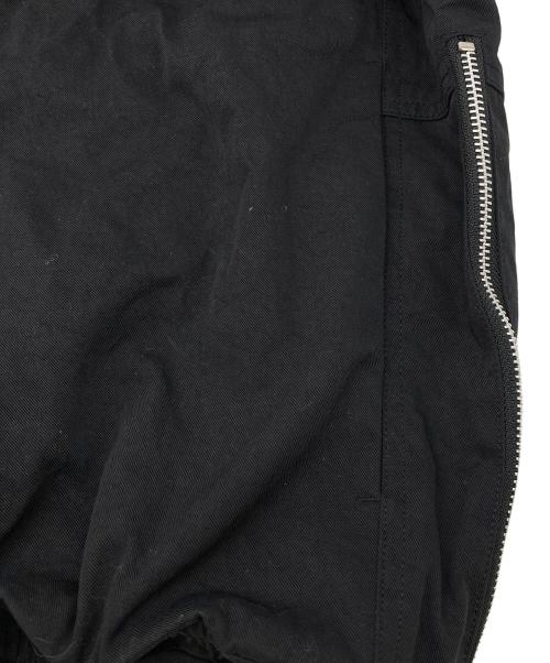 WYM LIDNM（ウィム バイ リドム）WYM LIDNM (ウィム バイ リドム) DETACHABLE NYLON GABA FLIGHT BLOUSON ブラック サイズ:S 未使用品の古着・服飾アイテム