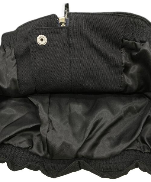 WYM LIDNM（ウィム バイ リドム）WYM LIDNM (ウィム バイ リドム) DETACHABLE NYLON GABA FLIGHT BLOUSON ブラック サイズ:S 未使用品の古着・服飾アイテム
