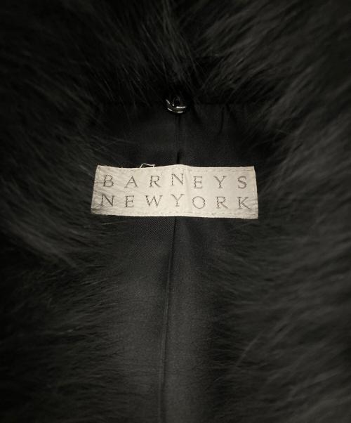 BARNYARDSTORM（バンヤードストーム）BARNYARDSTORM (バンヤードストーム) フォックスファー カシミヤコート ブラック サイズ:40の古着・服飾アイテム