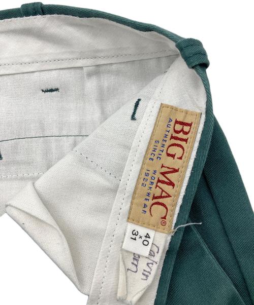 big mac（ビッグマック）big mac (ビッグマック) 80s ワークチノパン グリーン サイズ:40/31の古着・服飾アイテム