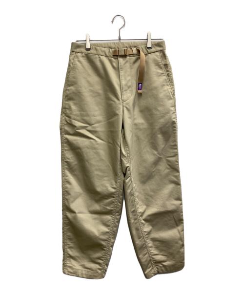 THE NORTHFACE PURPLELABEL（ザ・ノースフェイス パープルレーベル）THE NORTHFACE PURPLELABEL (ザ・ノースフェイス パープルレーベル) Stretch Twill Wide Tapered Pants ベージュ サイズ:30の古着・服飾アイテム