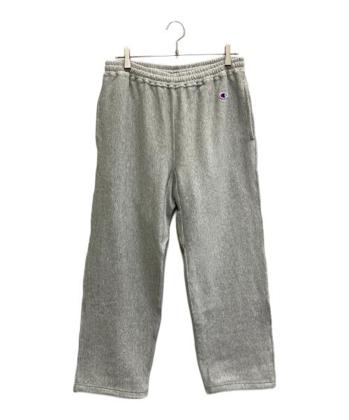 Champion（チャンピオン）Champion (チャンピオン) SHIPS (シップス) リバースウィーブ ワイド スウェット パンツ グレー サイズ:Mの古着・服飾アイテム