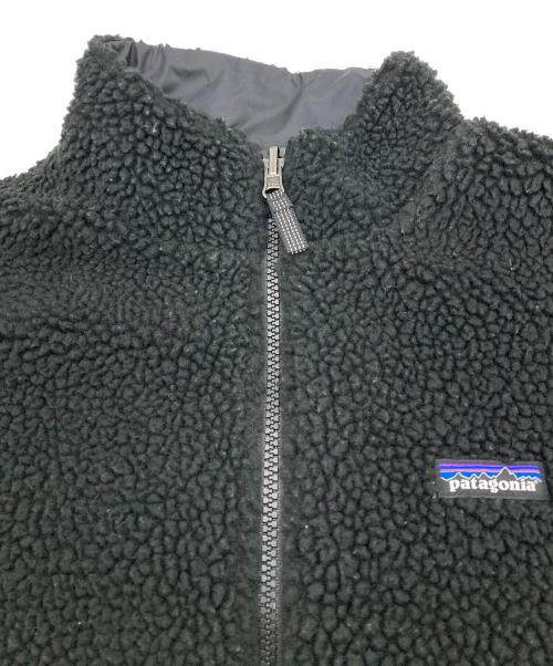 Patagonia（パタゴニア）Patagonia (パタゴニア) リバーシブル ボア ナイロンジャケット ブラック サイズ: XL(14)の古着・服飾アイテム