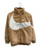 NIKEナイキ）の古着「フルジップ ボア ジャケット」｜ベージュ