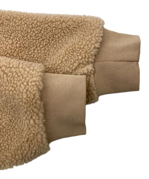 NIKE（ナイキ）NIKE (ナイキ) フルジップ ボア ジャケット ベージュ サイズ:Mの古着・服飾アイテム